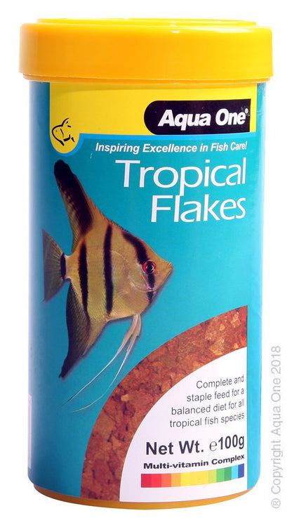 Aqua One Tropical Flakes - Woonona Petfood & Produce