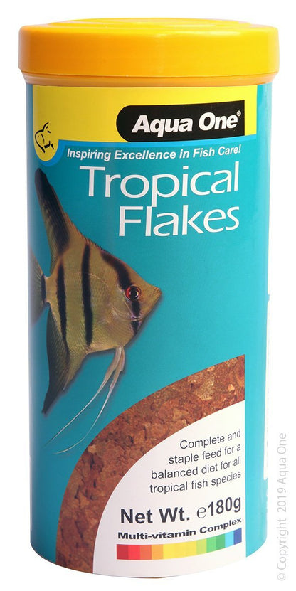 Aqua One Tropical Flakes - Woonona Petfood & Produce