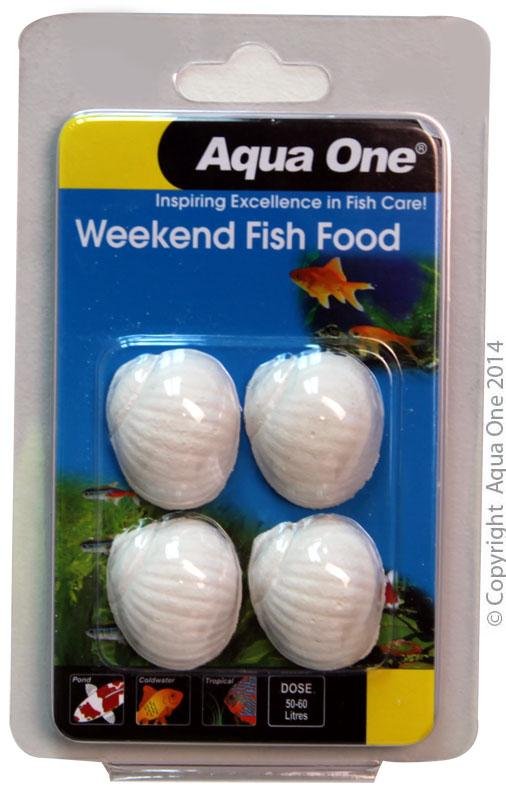 Aqua One Weekend Fish Food 20g - Woonona Petfood & Produce