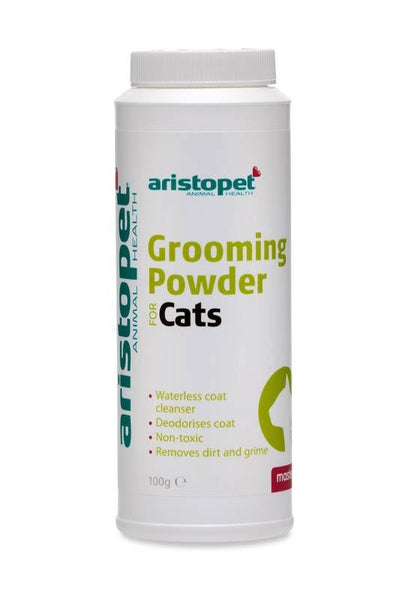 Aristopet Grooming Powder Cats 100g - Woonona Petfood & Produce