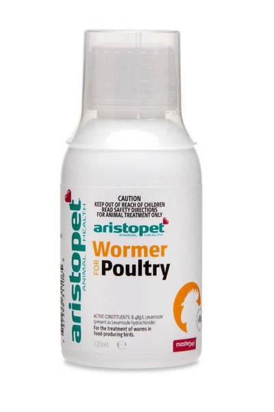 Aristopet Poultry Wormer 125ml - Woonona Petfood & Produce