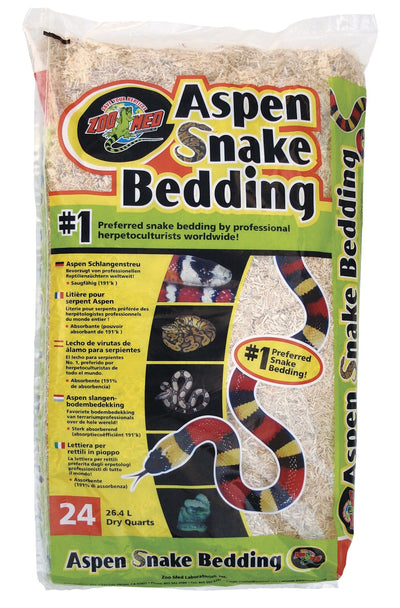 Aspen Snake Bedding 24 Quart Zoo Med - Woonona Petfood & Produce