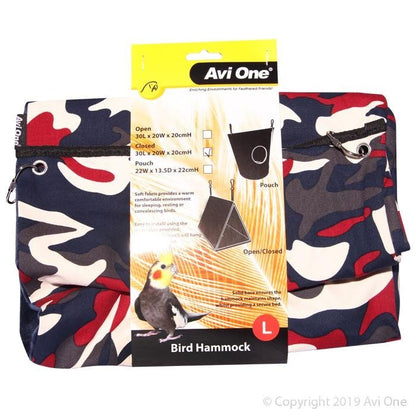 Avi One Bird Hammock Closed Small 17cm x 10cm x 10cm - Woonona Petfood & Produce