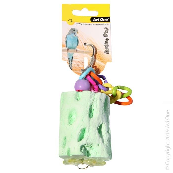 Avi One Bird Toy Mineral With Plastic Links - Woonona Petfood & Produce