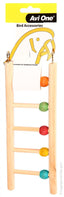 Avi One Bird Toy Wooden Ladder with Beads - Woonona Petfood & Produce