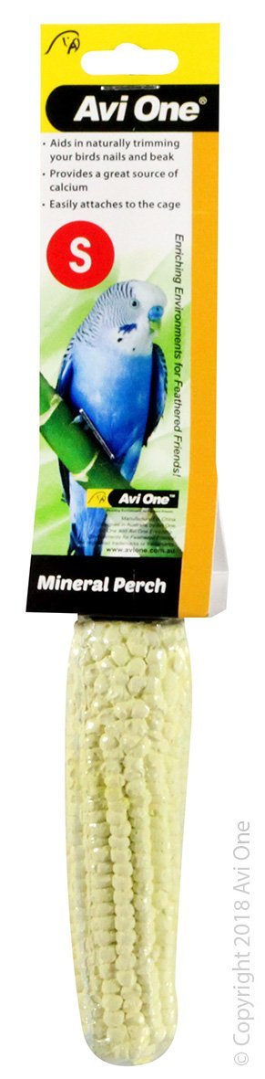 Avi One Perch Mineral Calcium Corn 10 X 3cm - Woonona Petfood & Produce