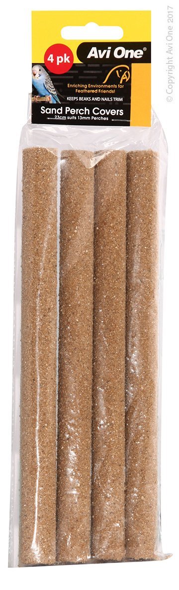 Avi One Sand Perch Covers 19cm Suits 13mm Perches 4 Pack - Woonona Petfood & Produce