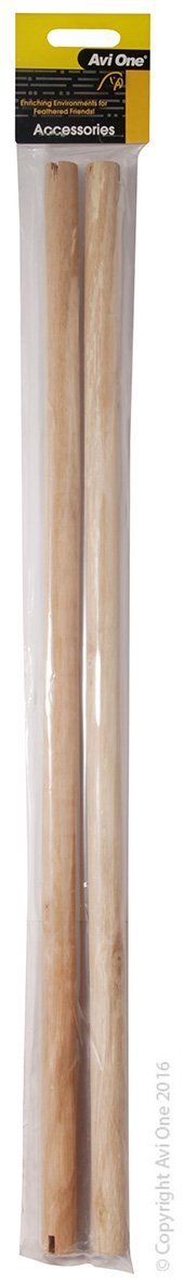 Avi One Wooden Perch 2 Pack - Woonona Petfood & Produce