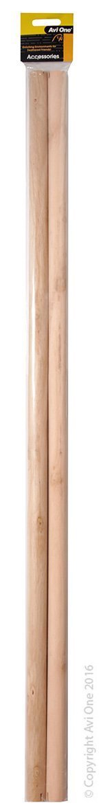 Avi One Wooden Perch 2 Pack - Woonona Petfood & Produce