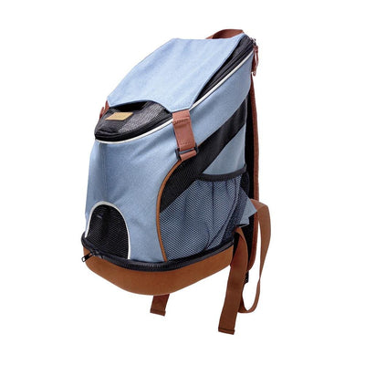 Backpack Carrier Fun Lightweight Denim Ibiyaya - Woonona Petfood & Produce