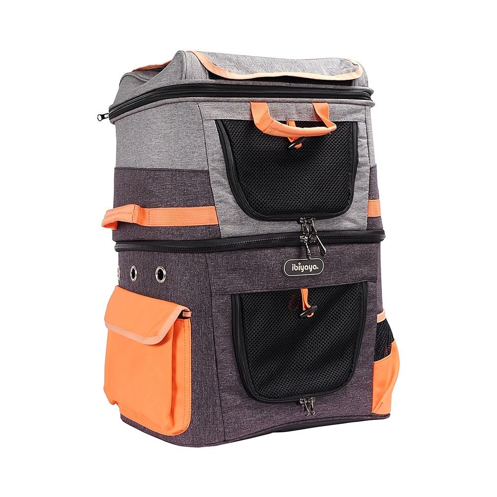 Backpack Two Tier Carrier Ibiyaya - Woonona Petfood & Produce