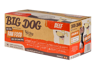 Barf Big Dog 3kg Beef - Woonona Petfood & Produce