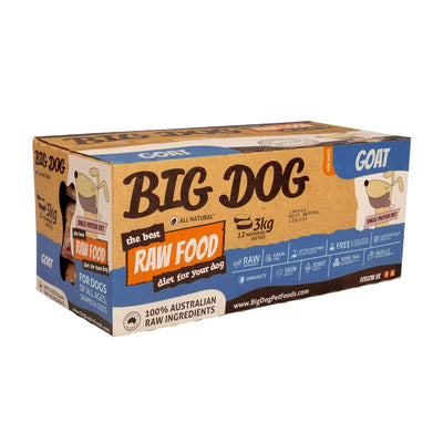Barf Big Dog 3kg Goat - Woonona Petfood & Produce
