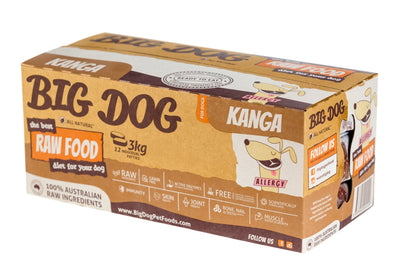 Barf Big Dog 3kg Kangaroo - Woonona Petfood & Produce