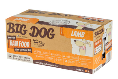 Barf Big Dog 3kg Lamb - Woonona Petfood & Produce