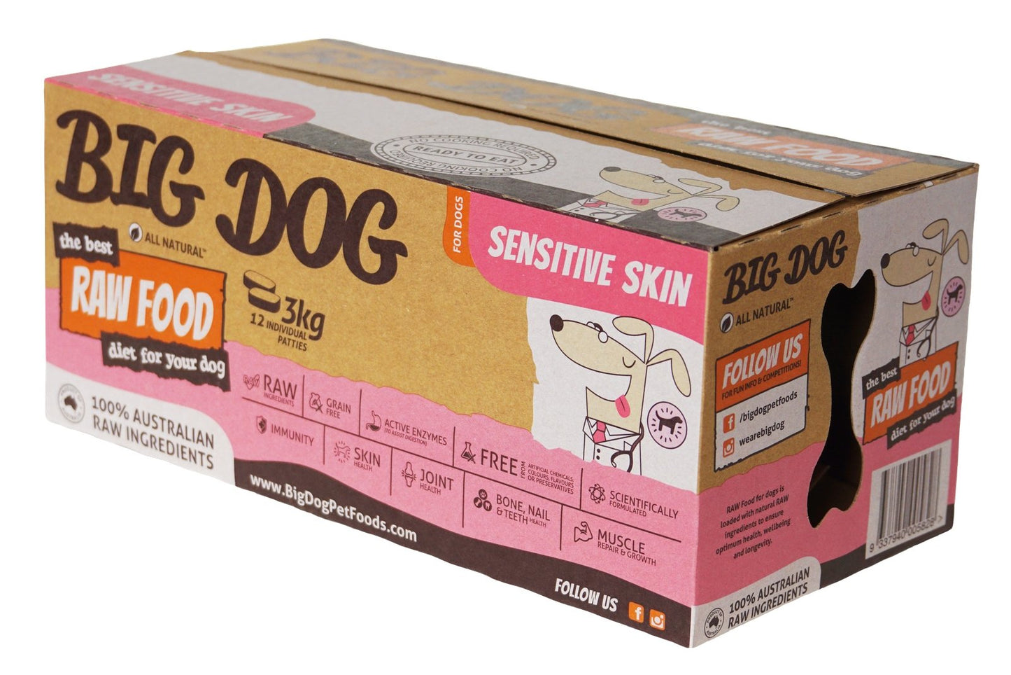 Barf Big Dog 3kg Sensitive Skin - Woonona Petfood & Produce