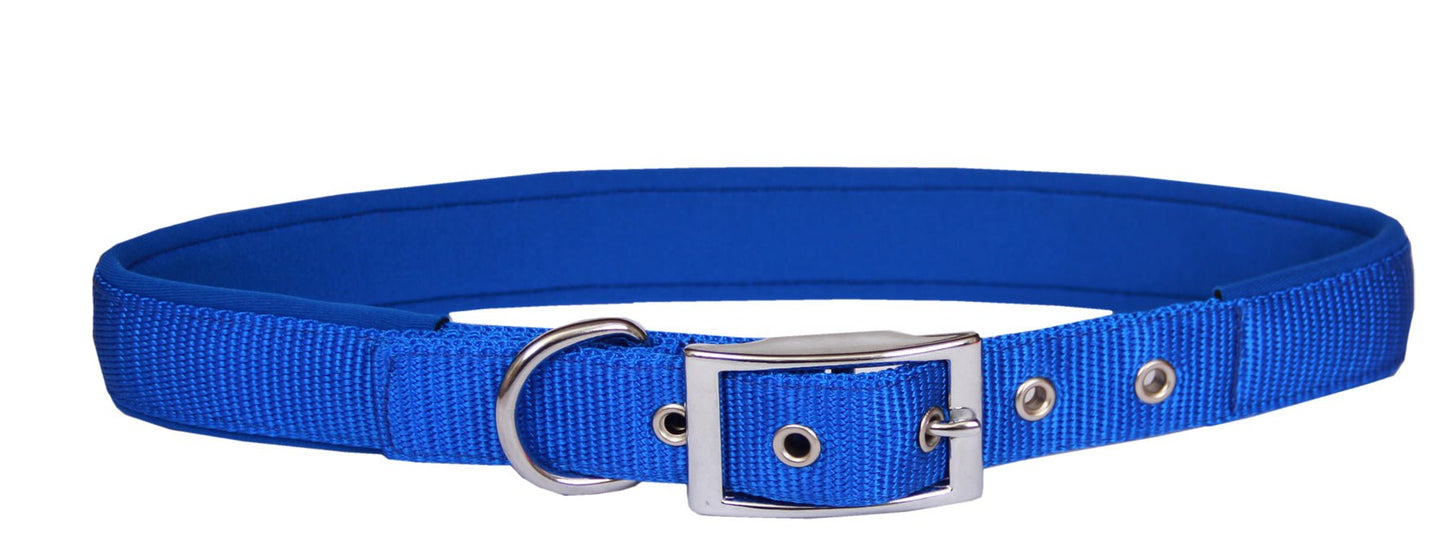 Beau Pets Collar Nylon/Neoprene Back 25mm X 65cm - Woonona Petfood & Produce