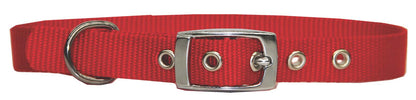Beau Pets Collar Single Layer Red - Woonona Petfood & Produce