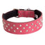 Beau Pets Collar Staffy Stud Pink - Woonona Petfood & Produce