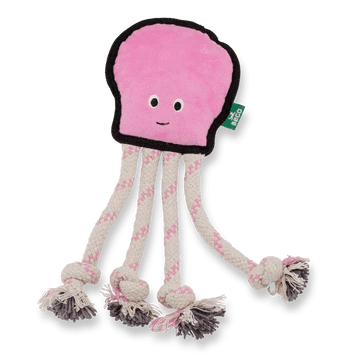 Beco Dog Toy Dual Material Octopus Medium - Woonona Petfood & Produce