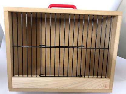 Bird Carry Box Wooden Small - Woonona Petfood & Produce