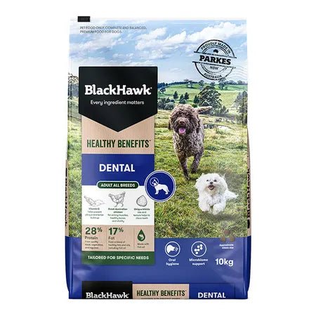 Black Hawk Dry Dog Food Healthy Benefits Dental - Woonona Petfood & Produce