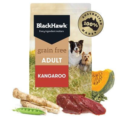 Black Hawk Grain Free Dry Dog Food Kangaoo - Woonona Petfood & Produce