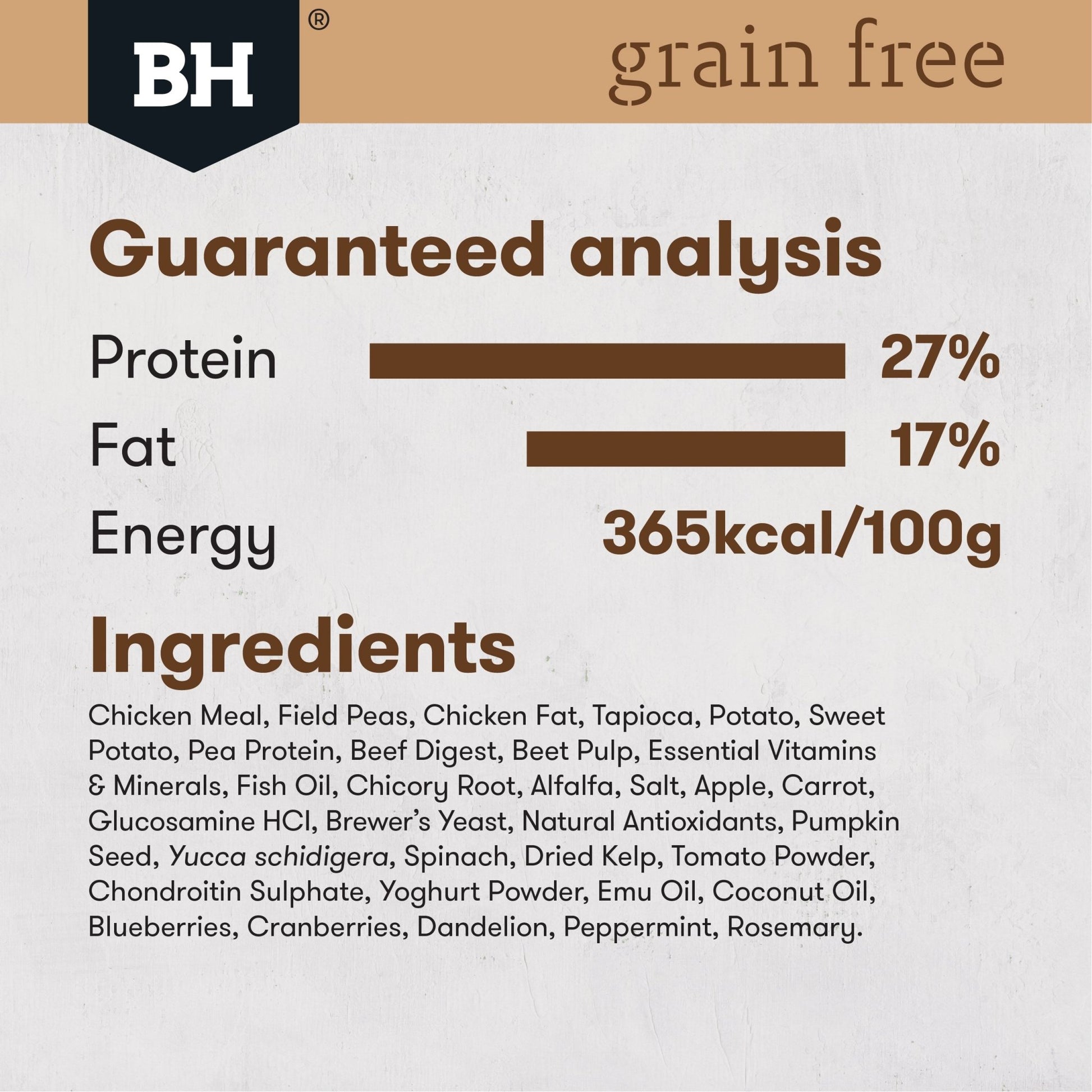Black Hawk Grain Free Dry Dog Food Large Breed 15kg - Woonona Petfood & Produce