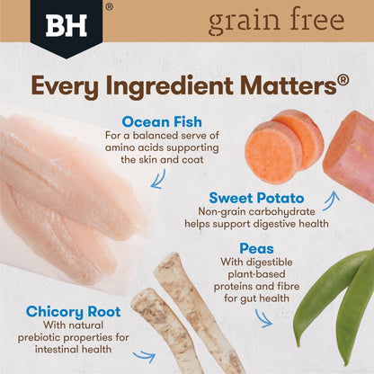 Black Hawk Grain Free Dry Dog Food Puppy Ocean Fish - Woonona Petfood & Produce