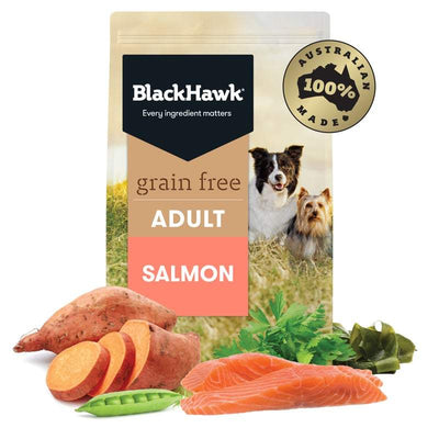 Black Hawk Grain Free Dry Dog Food Salmon - Woonona Petfood & Produce