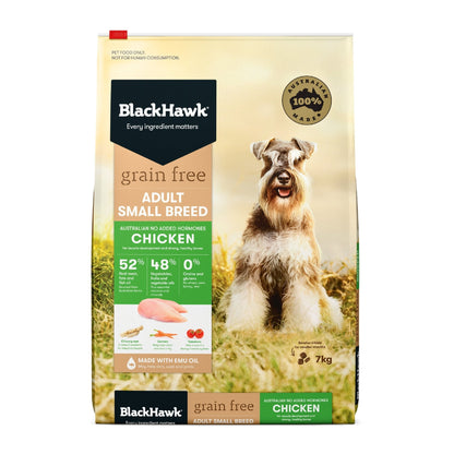 Black Hawk Grain Free Dry Dog Food Small Breed Chicken - Woonona Petfood & Produce
