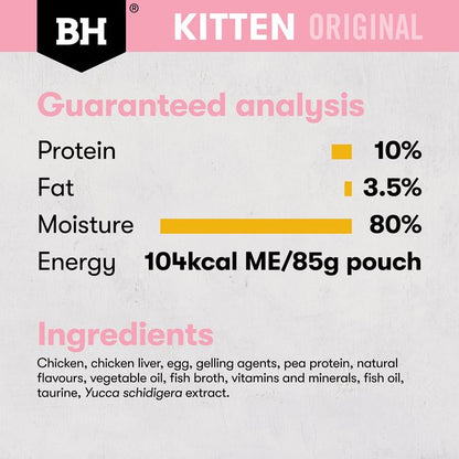 Black Hawk Wet Kitten Food Chicken Chunks in Gravy 12x85g - Woonona Petfood & Produce