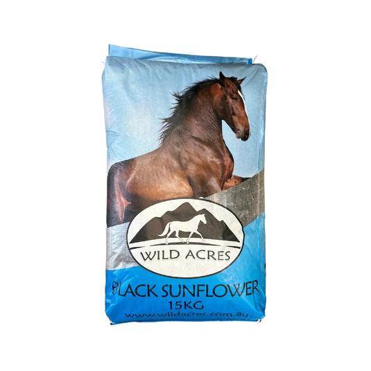 Black Sunflower Wild Acres 15kgs - Woonona Petfood & Produce