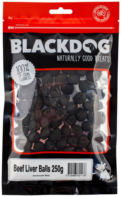 Blackdog Beef Liver Balls 250g - Woonona Petfood & Produce