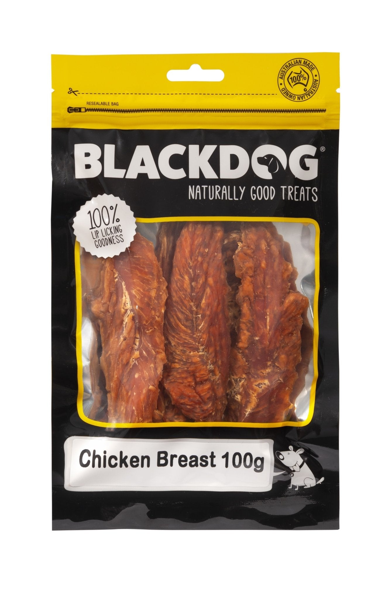 Blackdog Chicken Breast 100g Australian Made - Woonona Petfood & Produce