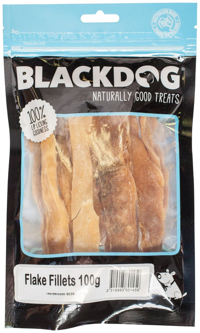 Blackdog Fish Flake Fillets 100g - Woonona Petfood & Produce
