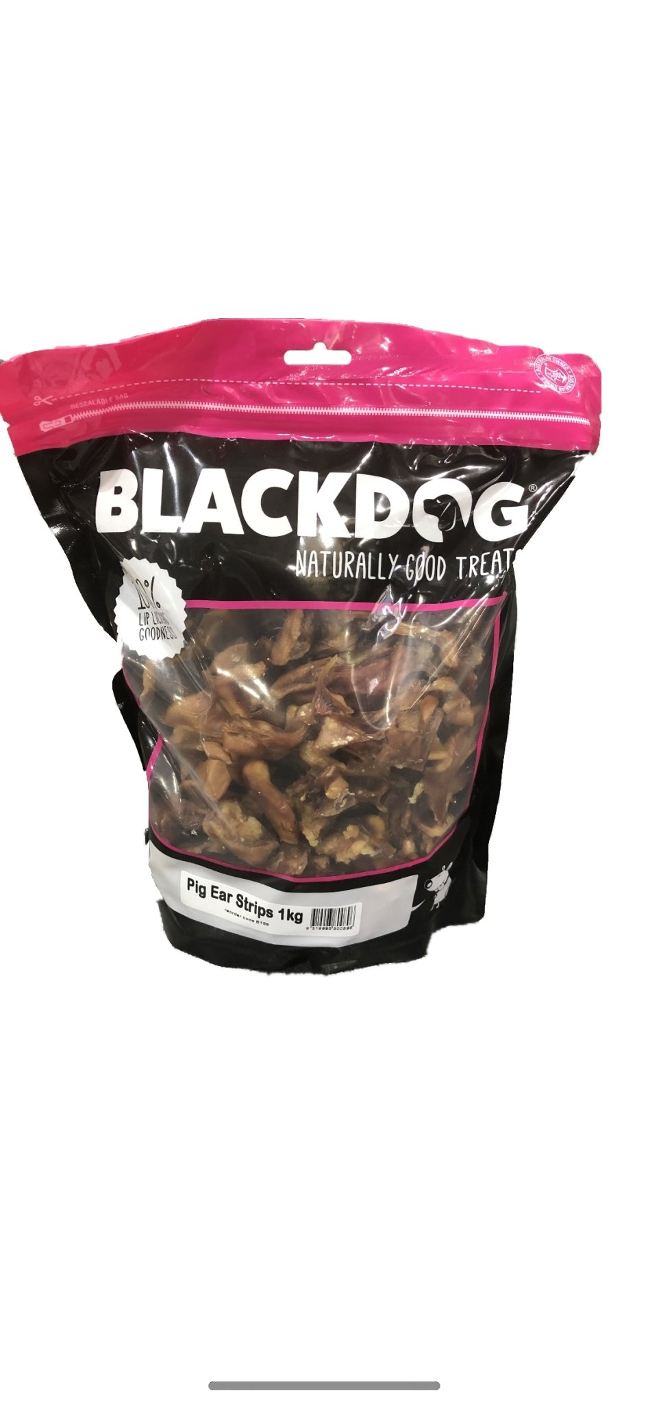 Blackdog Pig Ear Strips - Woonona Petfood & Produce