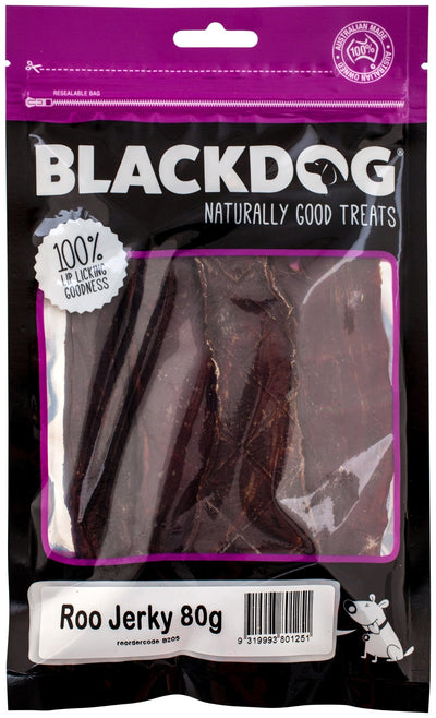 Blackdog Roo Jerky 80g - Woonona Petfood & Produce
