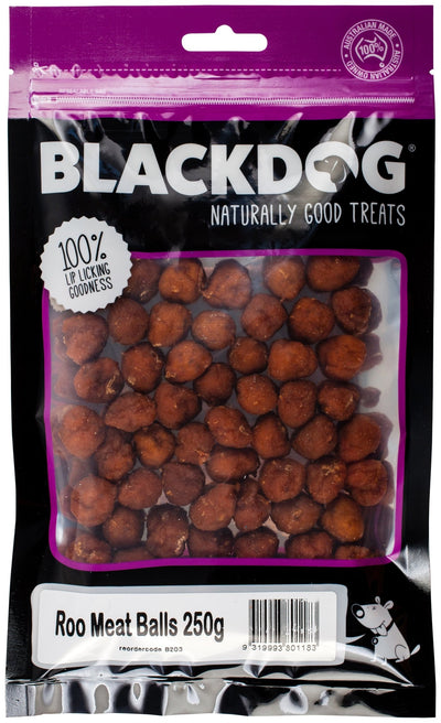 Blackdog Roo Meat Balls 250g - Woonona Petfood & Produce