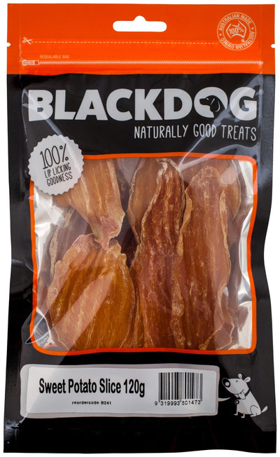 Blackdog Sweet Potatoe Slice 120g - Woonona Petfood & Produce