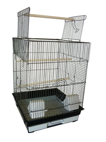 Bono Fido Budgie Cage 45163 16'' Flat Open Top - Woonona Petfood & Produce