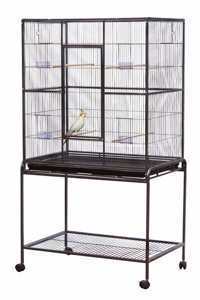 Bono Fido Deluxe Flight Cage with Stand 45434 36''x24" - Woonona Petfood & Produce
