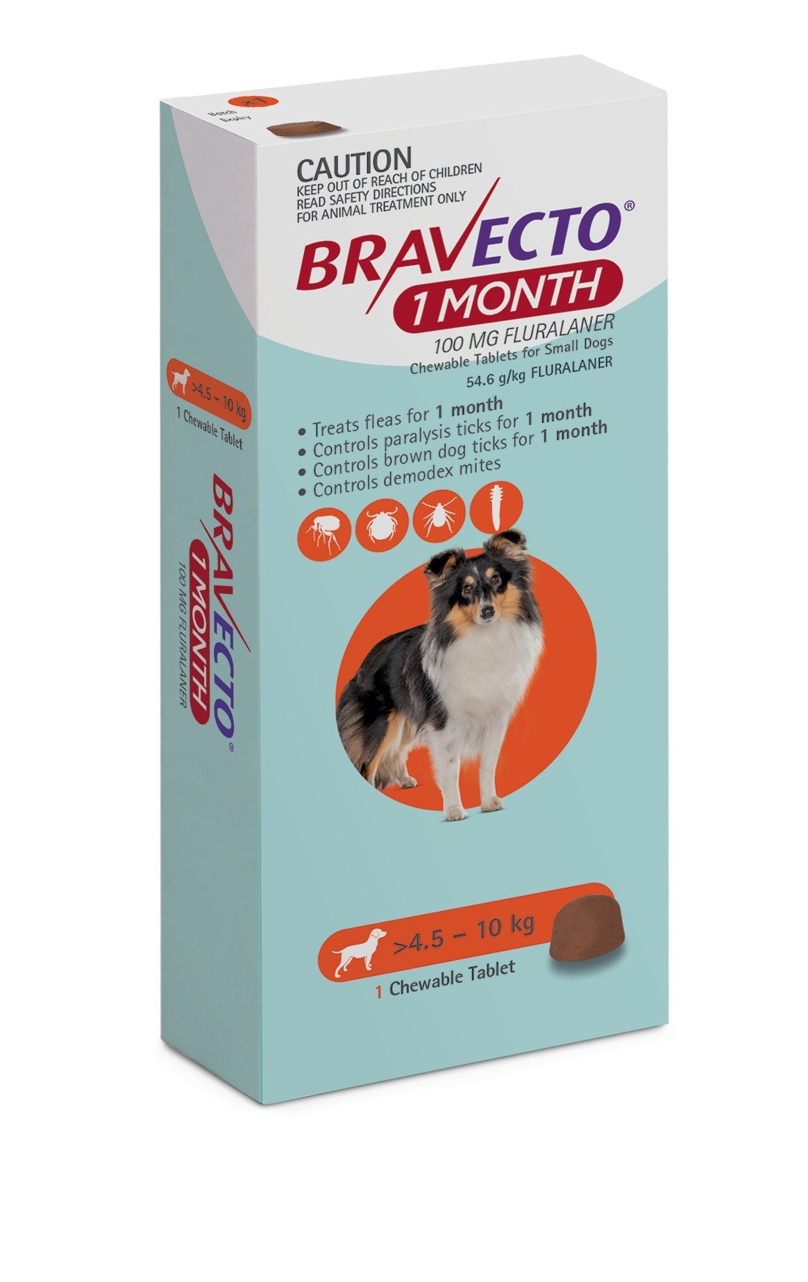 Bravecto 1 Month Chew for Dogs 4.5-10kg - Woonona Petfood & Produce