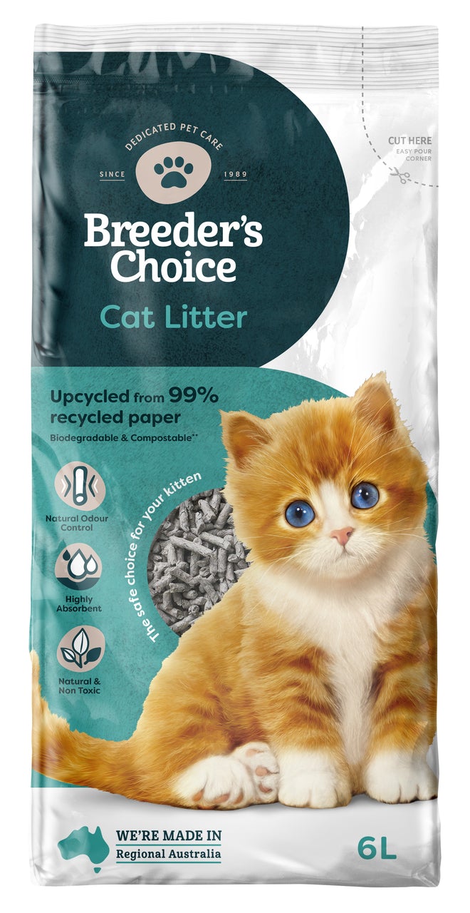 Breeders Choice Cat Litter - Woonona Petfood & Produce