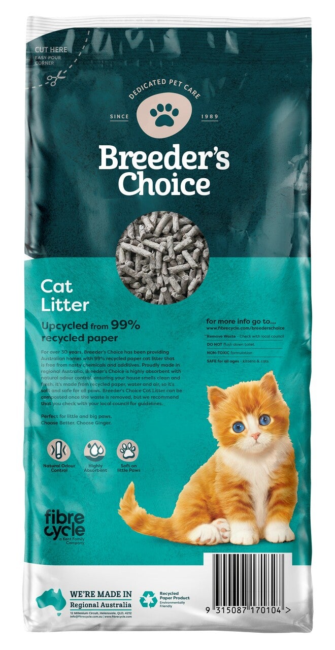 Breeders choice clearance cat litter woolworths