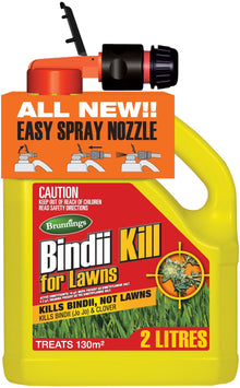 Brunnings Bindii Spray 2 Litre Hose On - Woonona Petfood & Produce
