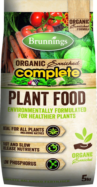Brunnings Organic Complete Plant Food 5kg - Woonona Petfood & Produce