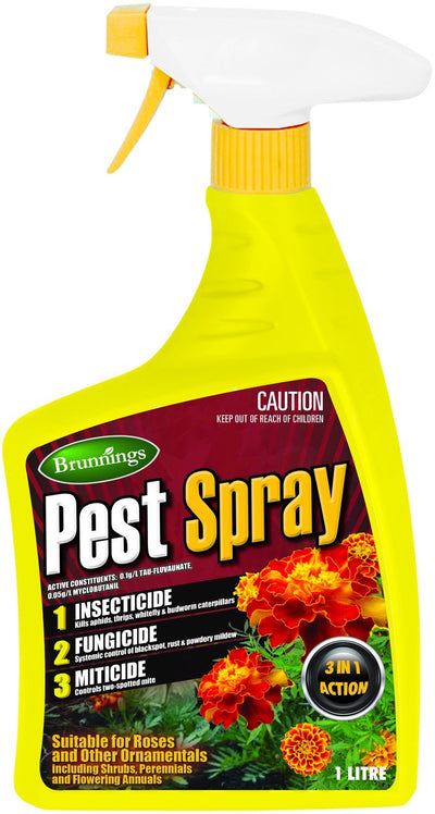 Brunnings Pest Spray 3 In 1 1 Litre - Woonona Petfood & Produce