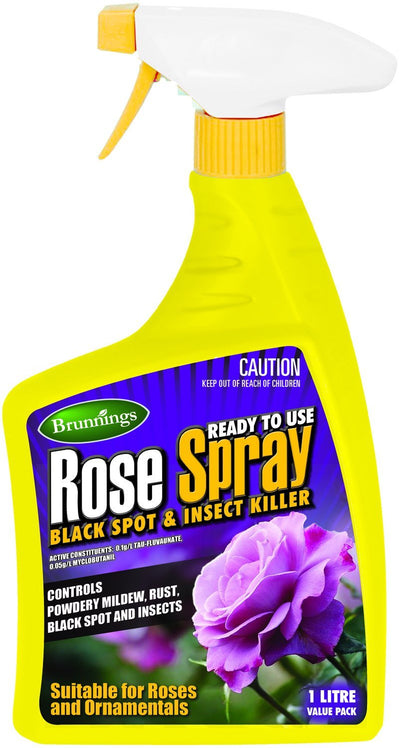 Brunnings Rose Spray 1 Litre Rtu - Woonona Petfood & Produce