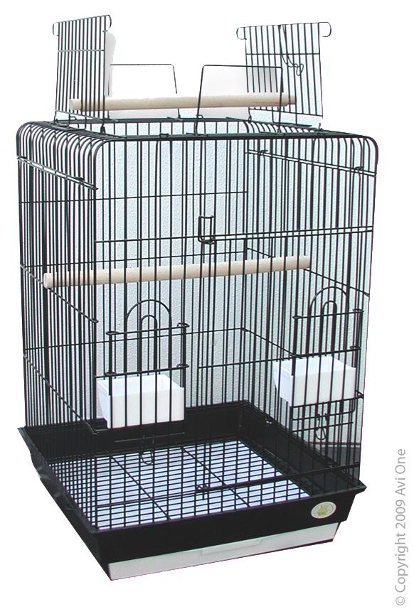 Cage 448PT Square Open Top Avi One - Woonona Petfood & Produce